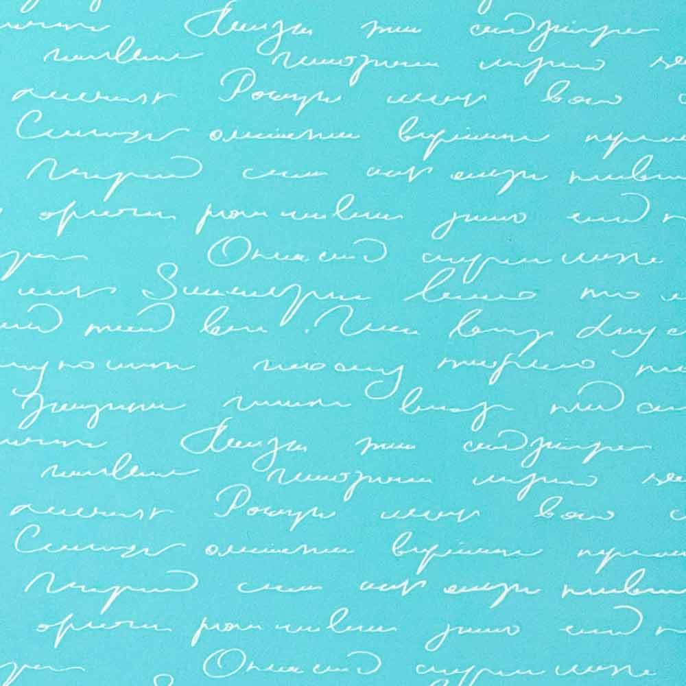 love-letters-craft-paper-with-handwriting-pattern-in-turquoise