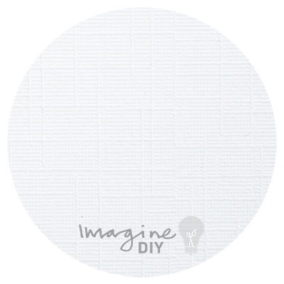 A4 Card in White Linen (Craft UK)  ImagineDIY Single Sheet  
