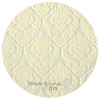 Renaissance Flocked Paper in Cream  ImagineDIY   