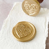 Scroll Heart - Wax Seal  ImagineDIY   