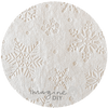 Snowflake Embossed Paper White  ImagineDIY   
