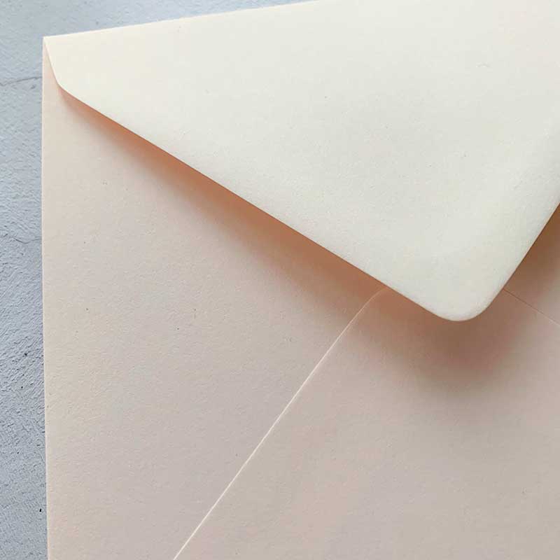 155 Square Premium Envelope (Recycled) in Warm White  ImagineDIY   