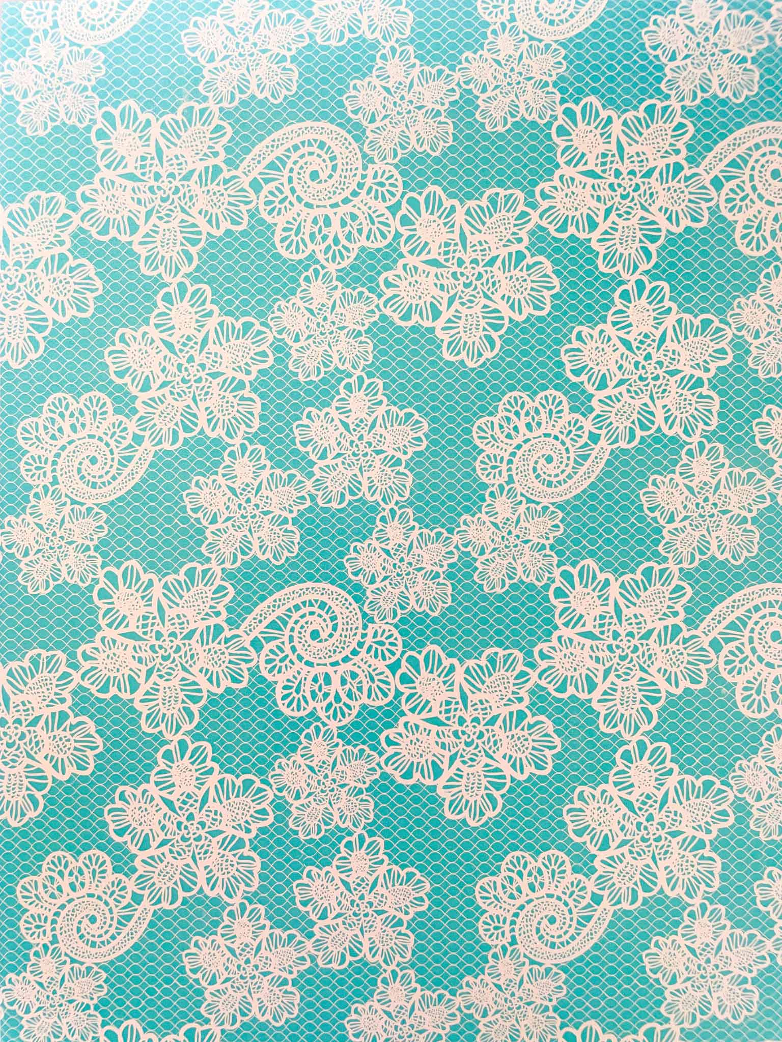 turquoise-lace-pattern-paper-a4