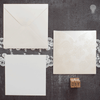 16.7x16.7cm Pearlised Ivory Envelope  ImagineDIY   