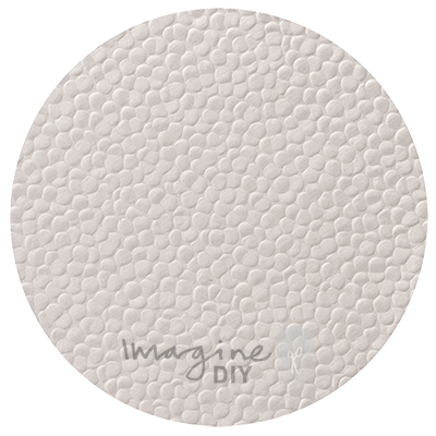 Sequin Embossed Paper in Pearlised White  ImagineDIY   