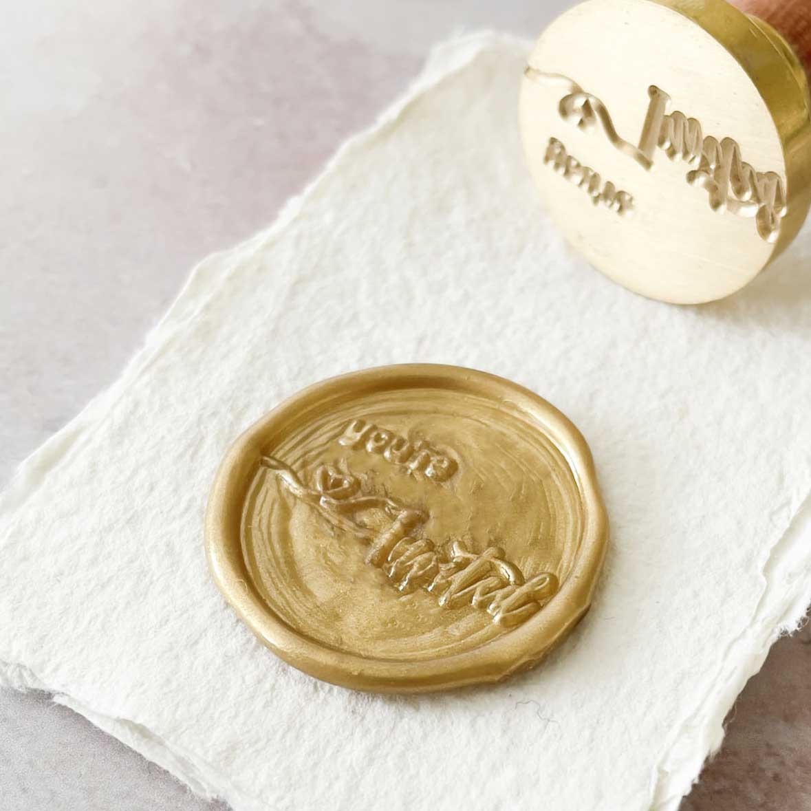 You're Invited - Wax Stamp  ImagineDIY   