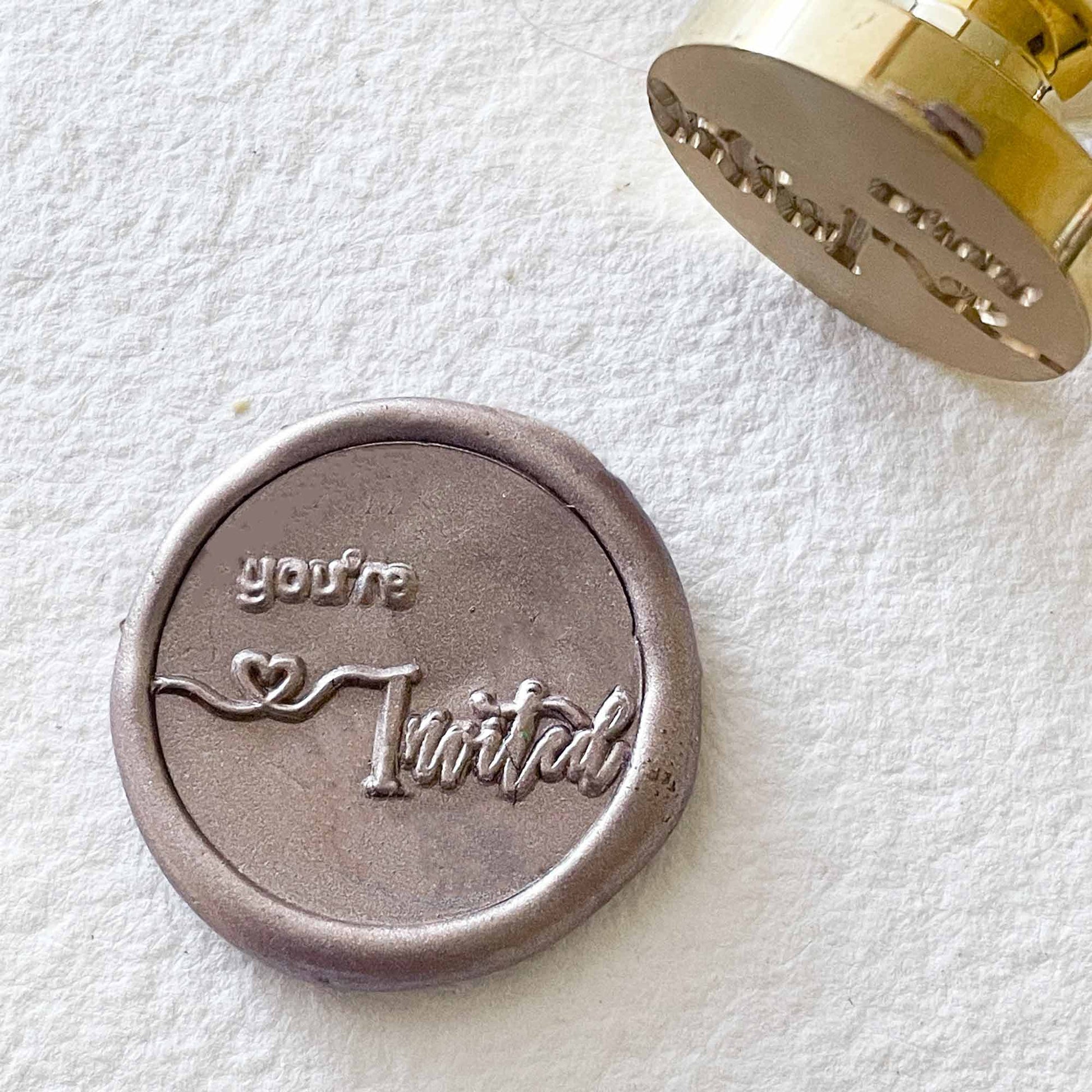 You're Invited - Wax Stamp  ImagineDIY   